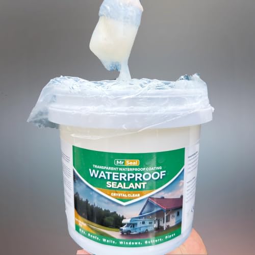 Clear Waterproof Sealant 105 OZ, Water-Based Transparent Waterproofer - style: 105OZ