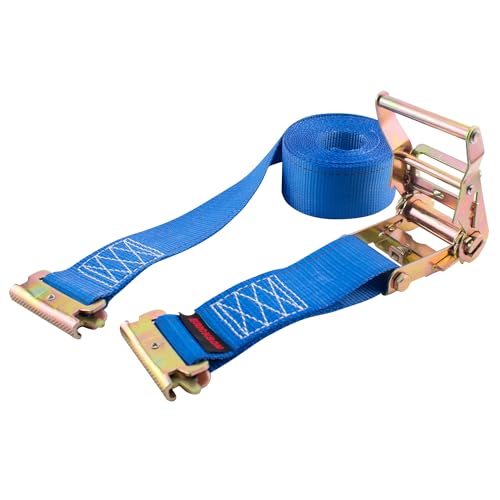 Erickson Ratcheting E-Track Strap - Blue, 2 in x 12 ft