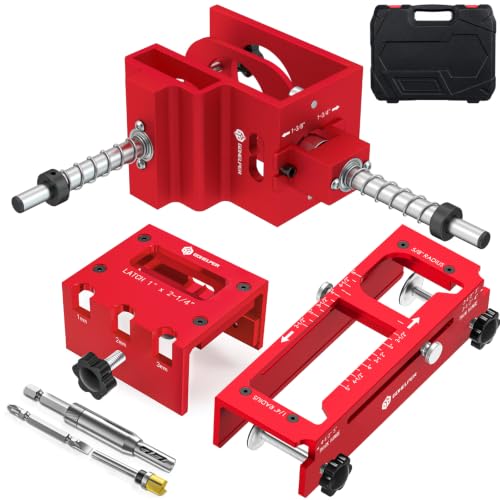 Door Lock Installation Kit & Door Latch Mortise Tool & Door Hinge Jig
