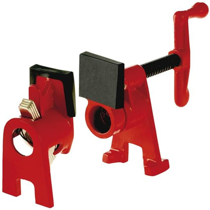 BESSEY BPC-H12, 1/2 In. H Style Pipe Clamps - Incredibly Versatile, Easy To Assemble, Indespensable Workshop Clamp For Woodworking, Carpentry, Home Improvement, and DIY Projects - size: 1/2 Inch