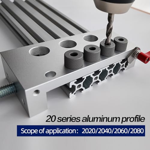 Aluminum Profile Drill Guide Access Hole Drill Jig,Portable Drilling Guide, Craftsman Tool Accessory