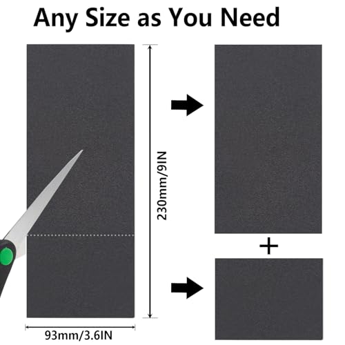 30PCS 2000 Grit Sandpaper, 9 x 3.6 Inch Wet Dry Coarse Sand Paper for Wood Furniture Finishing Drywall Metal Sanding Paper, Automotive Sandpaper Sheets - size: 93x230mm, style: 2000Grit