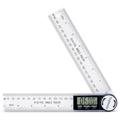 Digital Angle Finder Protractor, 7-Inch (200mm) Measuring Tool