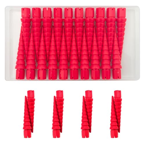 Red 20PCS Stripped Screw Hole Repair Anchor Set - color: Red