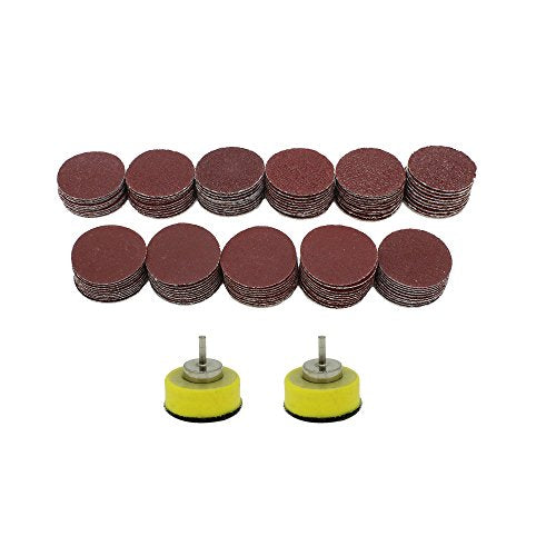 110PCS 1 Inch Sanding Discs Kit for Drill Sanding Attachment