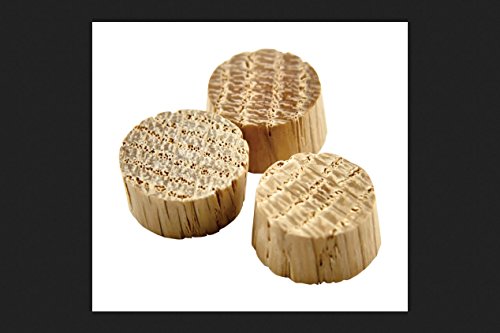 wolfcraft Flat Oak Head Plug 3/8 in. Dia. x 1/4 in. L 1 pk Natural
