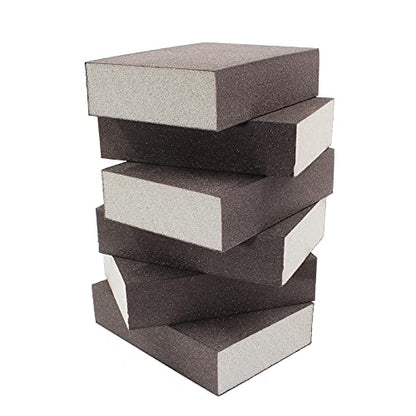 12Pcs 220 Grit Sanding Block - size: 220 Grit(Super Fine)