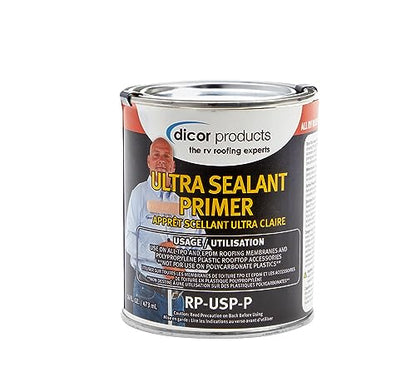 Dicor RP-USP-P Ultra Sealant Primer - 16 Oz, Clear, Prep for Sealing TPO and EPDM Membranes, Rooftop Accessories - style: Ultra Sealant Primer