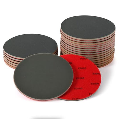 MAXMAN Foam Sanding Pads, 5" Bowling Sanding Pads, 2000 Grit for Auto - size: 5 inch, style: 2000 Grit