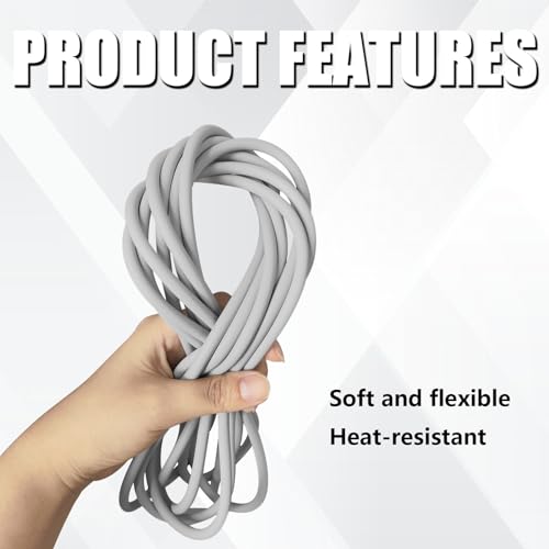 Backer Rod 1/4 Inch 50' Grey EPDM Rubber Foam for Concrete Joints - style: Grey-50'
