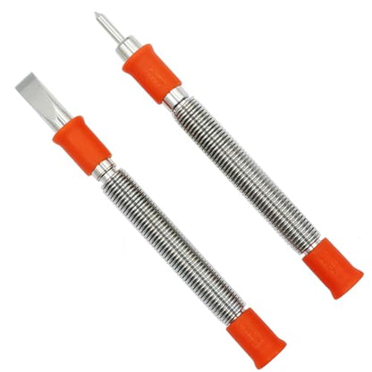 2-Piece Hammerless 5/16-Inch Cold Chisel and 1/8-Inch Center Punch Set - size: Cold Chisel and Center Punch