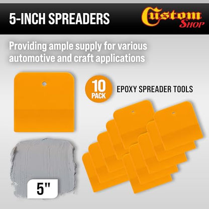 Custom Shop 5 Inch Plastic Filler Spreader Tools for Automotive