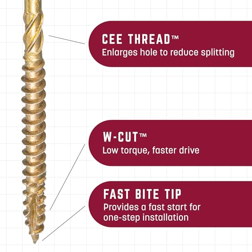 GRK Fasteners R4™ #9 x 2 Multi-Purpose Framing Screws, 110 PCS (2-PK) - size: #9x2" 220 count