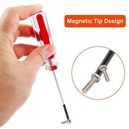 Uenhoy 4 Pcs Tri-Wing Magnetic Screwdriver Set Y-Tip 3mm 4mm 5mm 6mm - size: Triwing Head