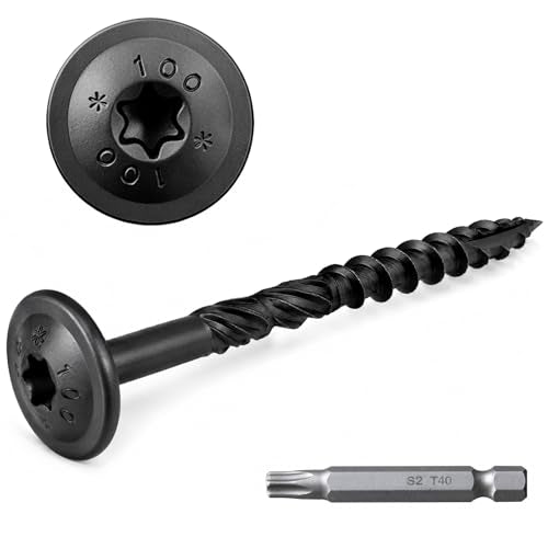 FMhotu Lag Screws, 5/16" x 4" Structural Screws - size: 5/16" x 4"