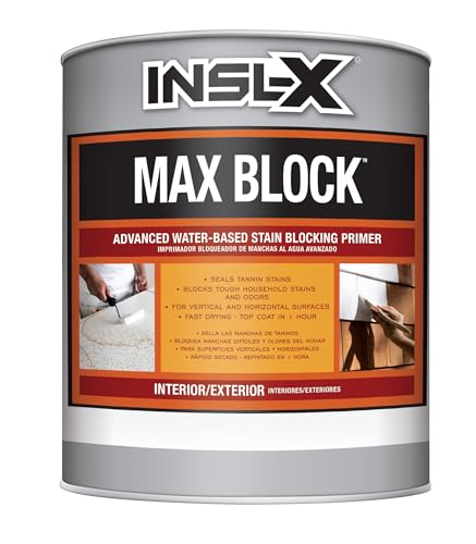 Insl-X Max Block Advanced Water-Based Stain Blocking Primer, Quart - size: 1 Quart