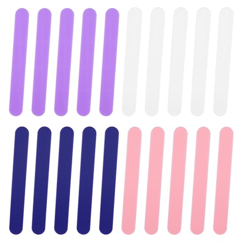 20 PCS Stir Sticks for Epoxy Resin, 4 Colors Silicone Stir Sticks Reusable Silicone Mixing Stick for Mixing Resin, Paint, Waxing, Liquid,Paint, Handmade Crafts, Facial Mask Stirring Rods