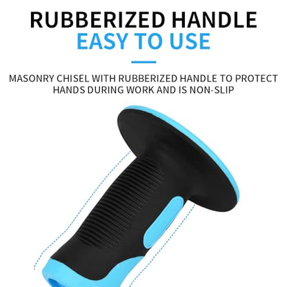 Heavy-Duty Masonry Chisel Set with Protective Handle