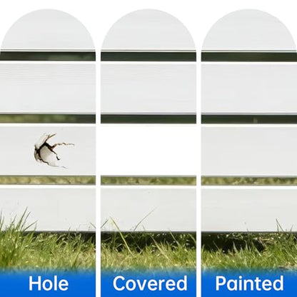 Vinyl Siding Repair Kit 10PCS 6.3X4.75Inch Cover Any Cracks Holes