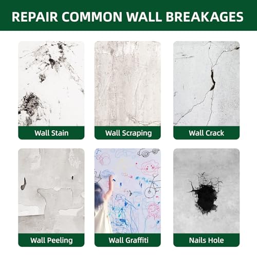 750g Wall Putty Hole Repair, Safe Wall Mending Agent with Nozzle - size: 3Pcs_750g