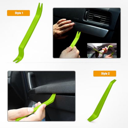 GOOACC Auto Trim Removal Tool Kit No-Scratch - color: 4PCS Trim Removal Tool Green