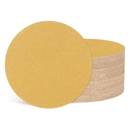 50Pcs Sanding Discs 3In 150Grit Hook and Loop Sandpapers Yellow - color: Yellow, size: 3 Inch(150 Grit)