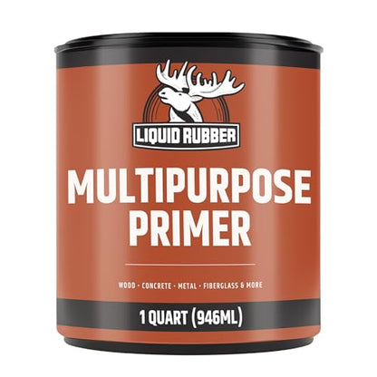 Liquid Rubber Multipurpose Primer for Concrete, Wood, Metal, 1 Quart - size: 32 Fl Oz (Pack of 1)