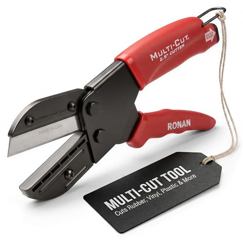 Multi-Cut Industrial Cutter, Heavy Duty Blade for Plastic, Rubber, Vinyl - size: 2.5 inches