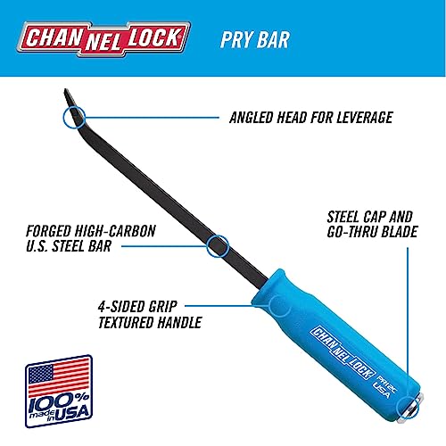 Channellock Pry Bar PR31C - Professional, Non-Slip Molded Grip, Made in USA - 31 in Overall Length - size: 31"