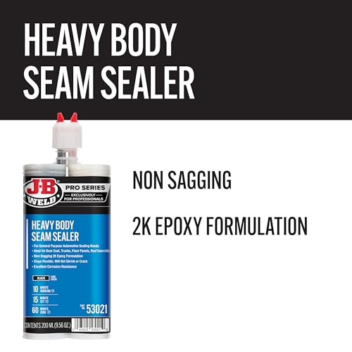 J-B Weld Heavy Bodied Seam Sealer - 200ml - 2 Mixers Included - size: 200ml