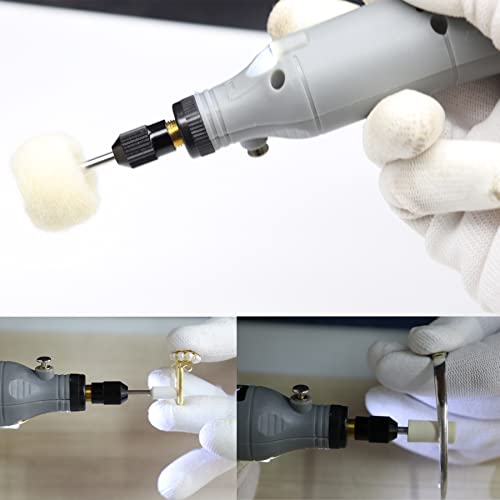 160Pcs 1inch Sanding Discs Hook and Loop 60 to 10000 Wet Dry Sandpaper with 1/8" Shank Backing Pad,Hand Sanding Block,Sponges Polishing Pads and Interface Pad for Drill Grinder Rotary Tools Attachment - style: 1inch-165pcs