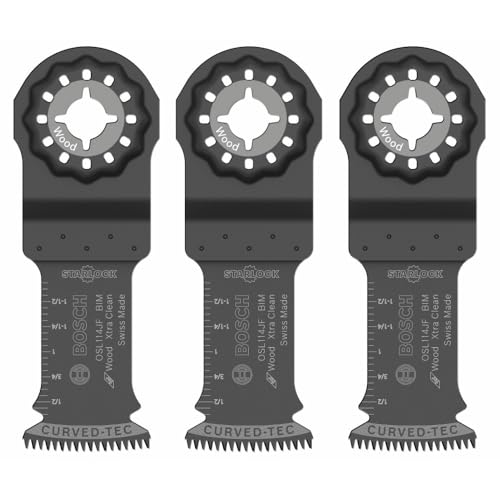 BOSCH OSL114JF-3 1-1/4 in. Starlock Xtra-Clean Plunge Blades, 3-Pack