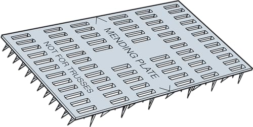 Simpson Strong-Tie MP36 MP 3 in. x 6 in. 20-Gauge Galvanized Mending Plate (Pack of 100)