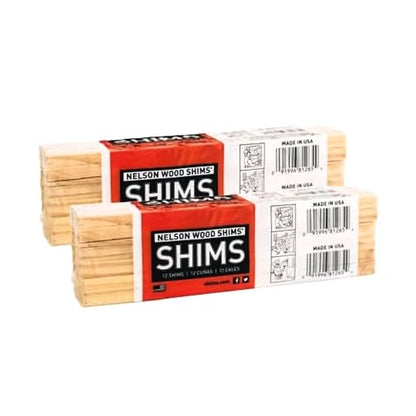 Nelson Wood Shims, 8-Inch DIY Shims, 24-Pack - style: 2-Pack