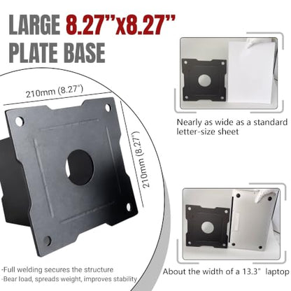 6x6 Post Base for Concrete, 2 Pack, 304 Stainless Steel - size: 6x6 for concrete floor only