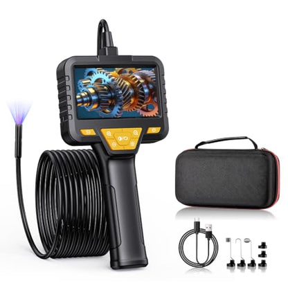 Endoscope Camera with Light, 4.3" 1080P HD, 16.5ft