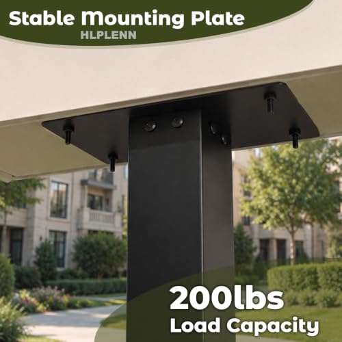 53" Galvanized Steel Mailbox Post, Rustproof 4x4 In-Ground Mount