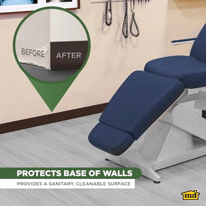 M-D Building Vinyl Wall Base, Brown, 2-1/2in x 48in - size: 2-1/2 in. x 48 in.