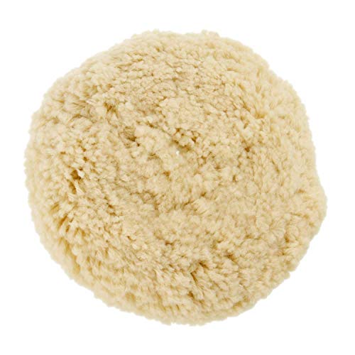 TCP Global 8" 100% Wool Polishing & Buffing Pad Double Sided - Wool Buffing