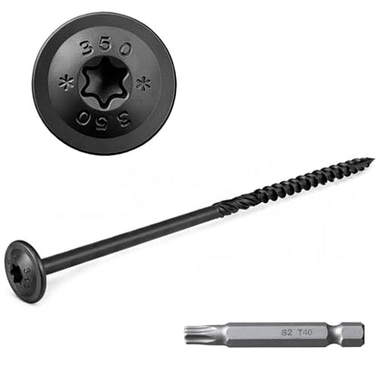 FMhotu Lag Screws, 5/16" x 14" Structural Screws - size: 5/16" x 14"