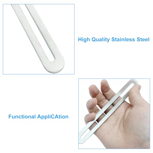 Adjustable Flat Mending Plate 155mm/6.1 Inch 8 Pcs - size: 155mm/6.1 Inch,Silver