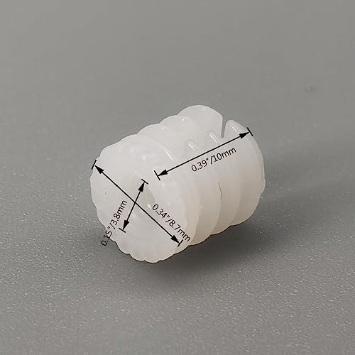 Plastic Dowel Plastic Hinge Dowel Inserts (100, 0.34"x0.39"(8.7mmx10mm) Split) - size: 0.34"x0.39"(8.7mmx10mm) Split