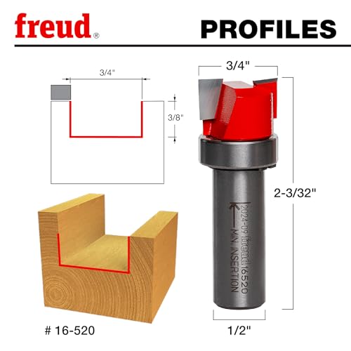 Freud 16-520 3/4-inch (Dia.) Mortising Bit with 1/2-inch Shank