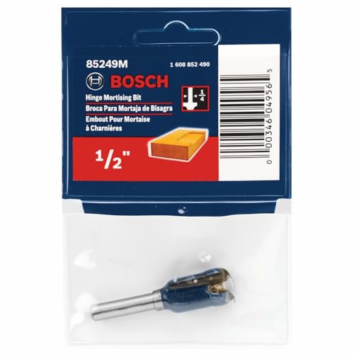 Bosch 85249M 1/2 in. x 3/4 in. Carbide Tipped Hinge Mortising Bit
