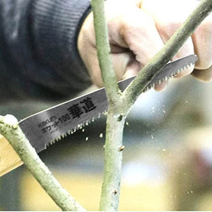 KAKURI Mini Folding Bonsai Saw 4", Small Japanese Pocket Hand Saw - style: Bonsai Pruning