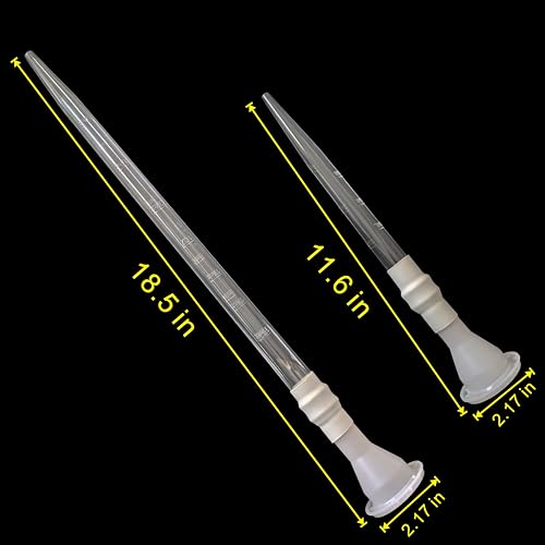 2 PCS DIY Long Sausage Nozzles,18.5 inches long (white)