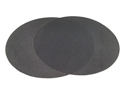 Starcke Premium 17" Sanding Screen Discs, 220 Grit, Pack of 10 – Black Silicon Carbide Mesh Sandpaper Discs for Floor Buffer and Sander Use, Two-Sided Screen Mesh Sanding Disc for Wood Floors