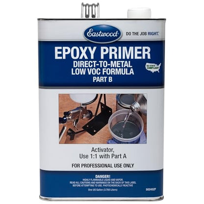 Eastwood Epoxy Primer Gray Autobody Paint and Activator - 2 Gallon Kit - color: Gray, size: 256 Ounce (Pack of 1)