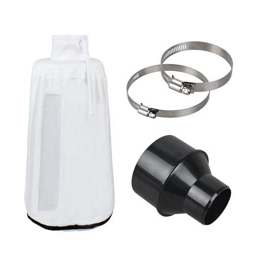 Dust Collector Bag & Hose Reducer for Woodworking Planers