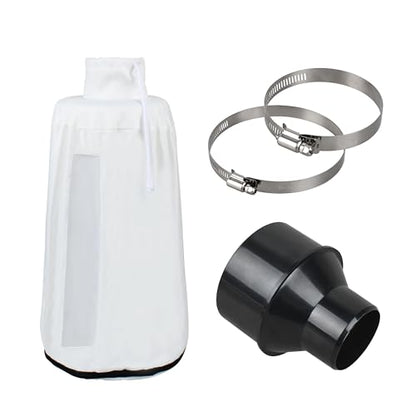 Dust Collector Bag & Hose Reducer for Woodworking Planers